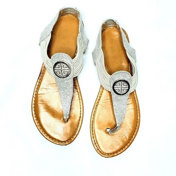 Bamboo | Rhinestone Encrusted Sandals - Picture 1 of 6